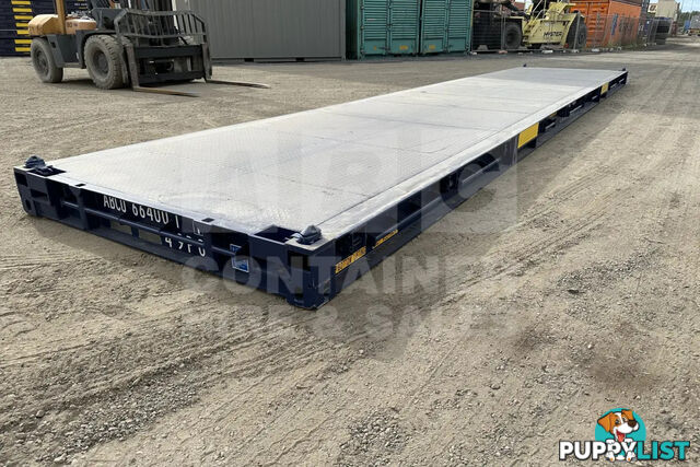 40' PLATFORM 316MM BASE DEPTH SHIPPING CONTAINER (BUILT IN TWIST LOCK)
