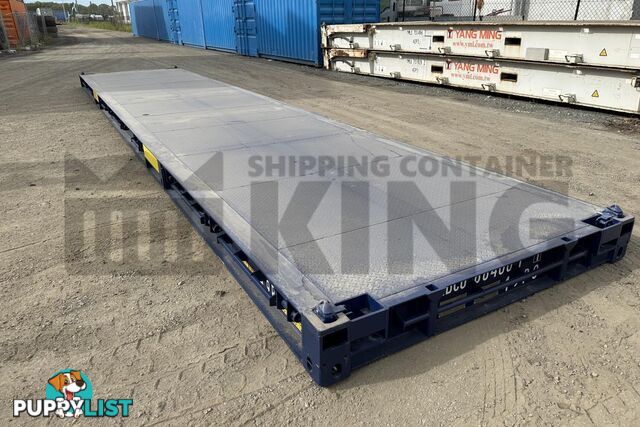 40' PLATFORM 316MM BASE DEPTH SHIPPING CONTAINER (BUILT IN TWIST LOCK)