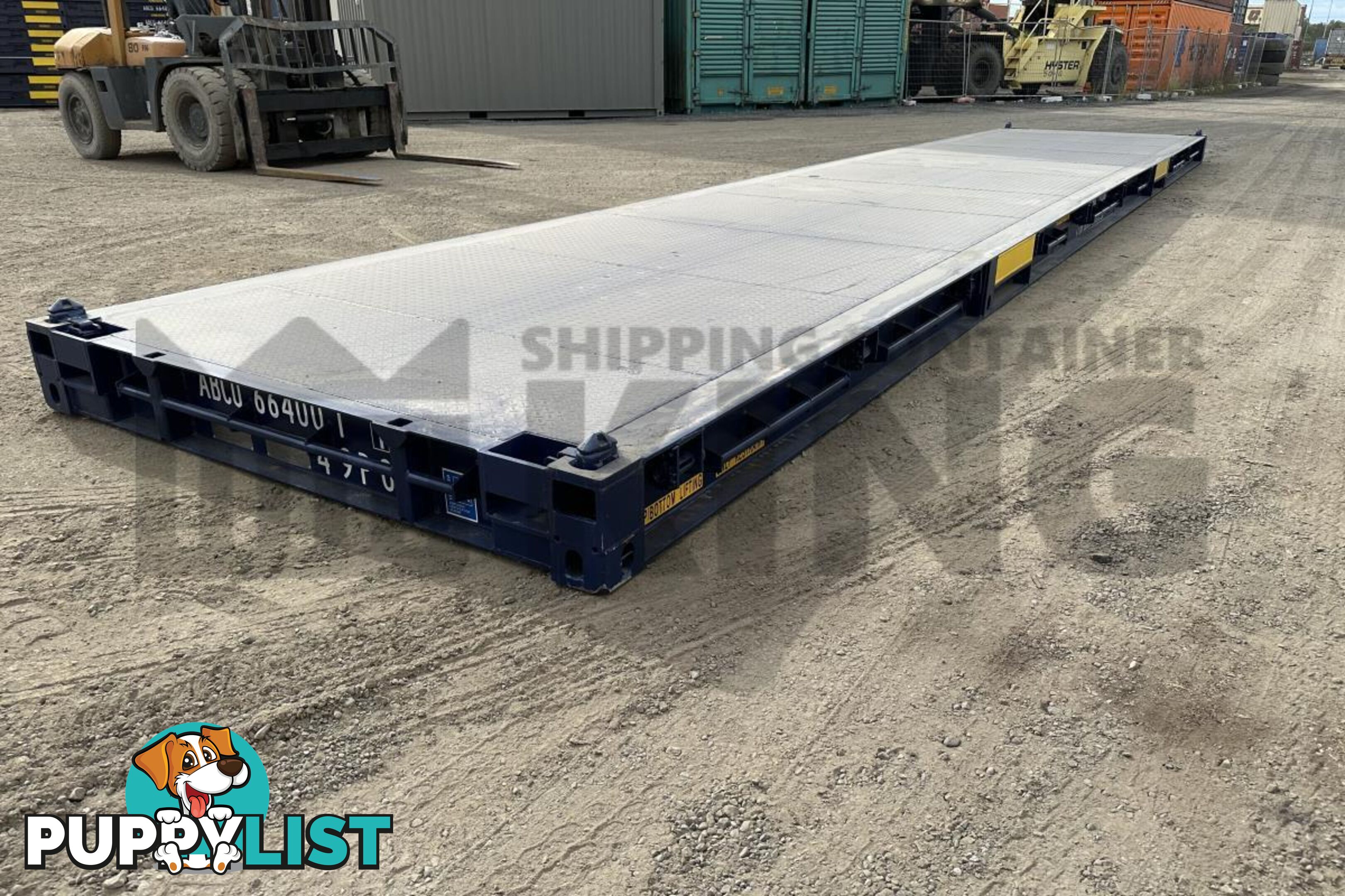 40' PLATFORM 316MM BASE DEPTH SHIPPING CONTAINER (BUILT IN TWIST LOCK)