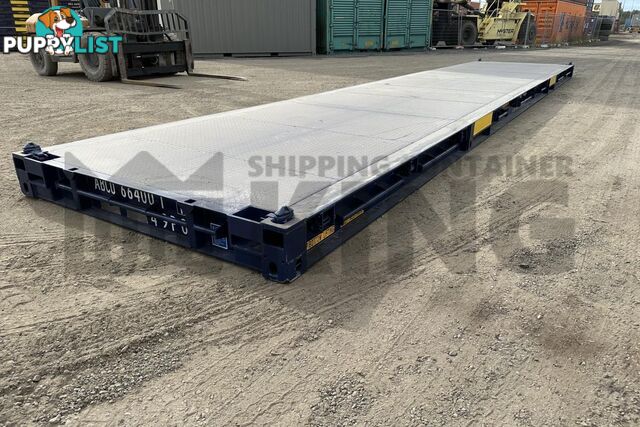 40' PLATFORM 316MM BASE DEPTH SHIPPING CONTAINER (BUILT IN TWIST LOCK)