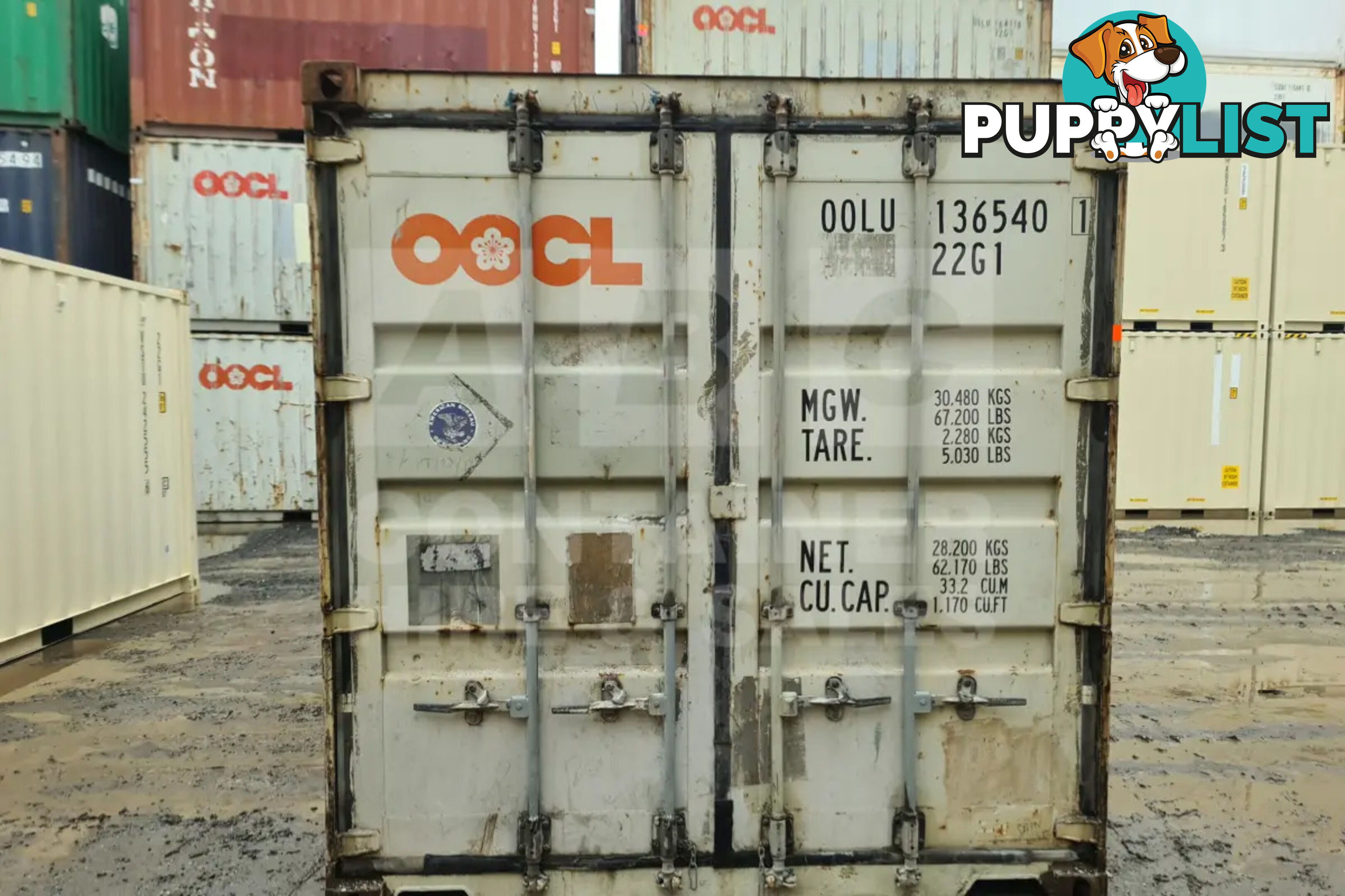 20' STANDARD HEIGHT SHIPPING CONTAINER