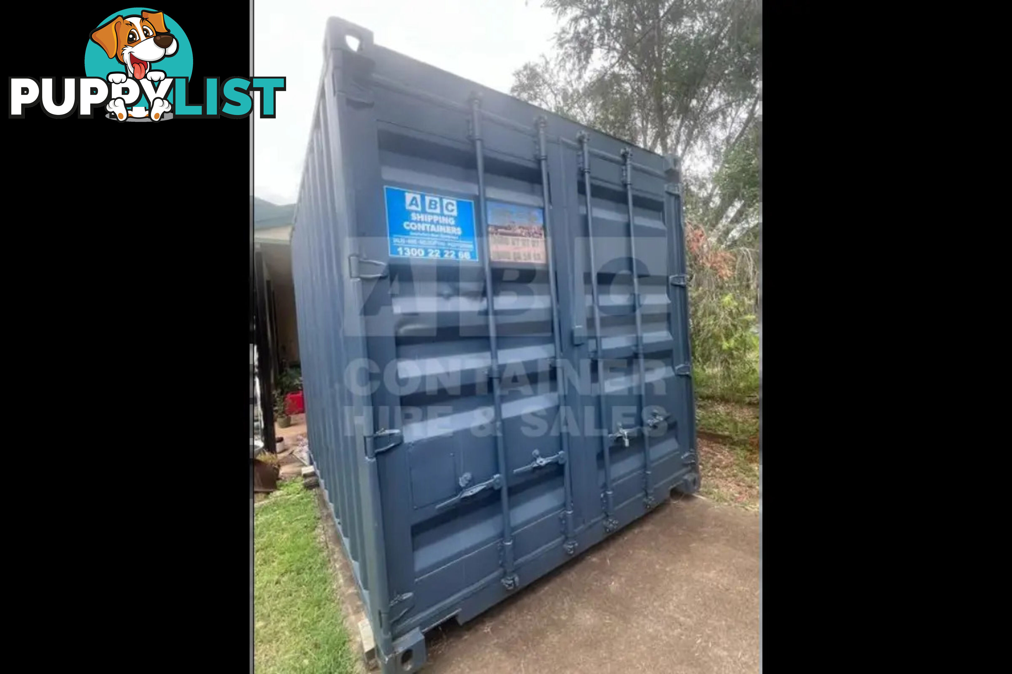 10' STANDARD HEIGHT SHIPPING CONTAINER (CONTAINER DOOR END)