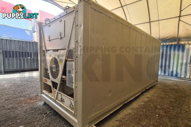 20' STANDARD HEIGHT REFRIGERATED "REEFER" SHIPPING CONTAINER (OPERATIONAL) - in Brisbane