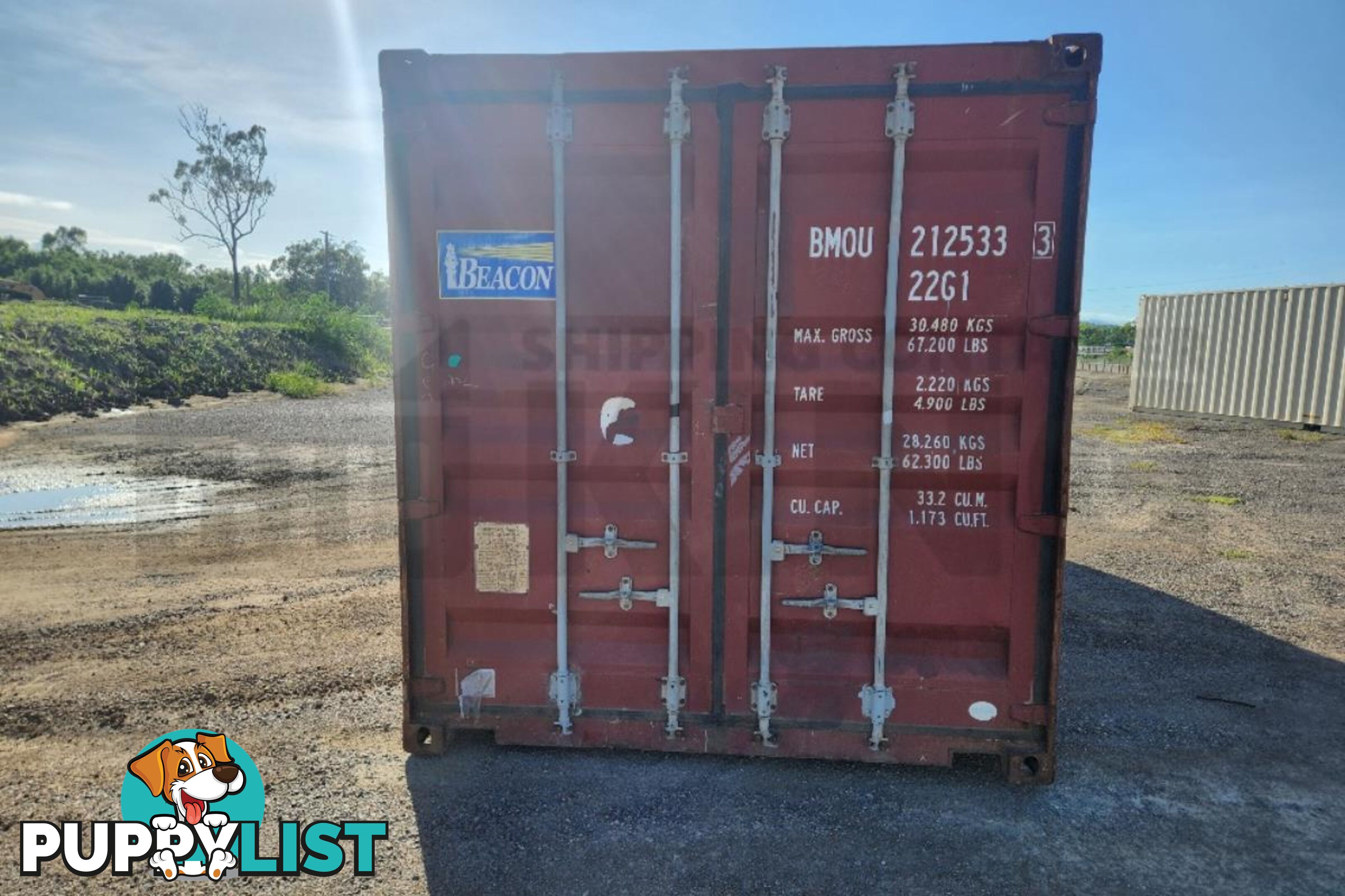 20' STANDARD HEIGHT SHIPPING CONTAINER - in Townsville