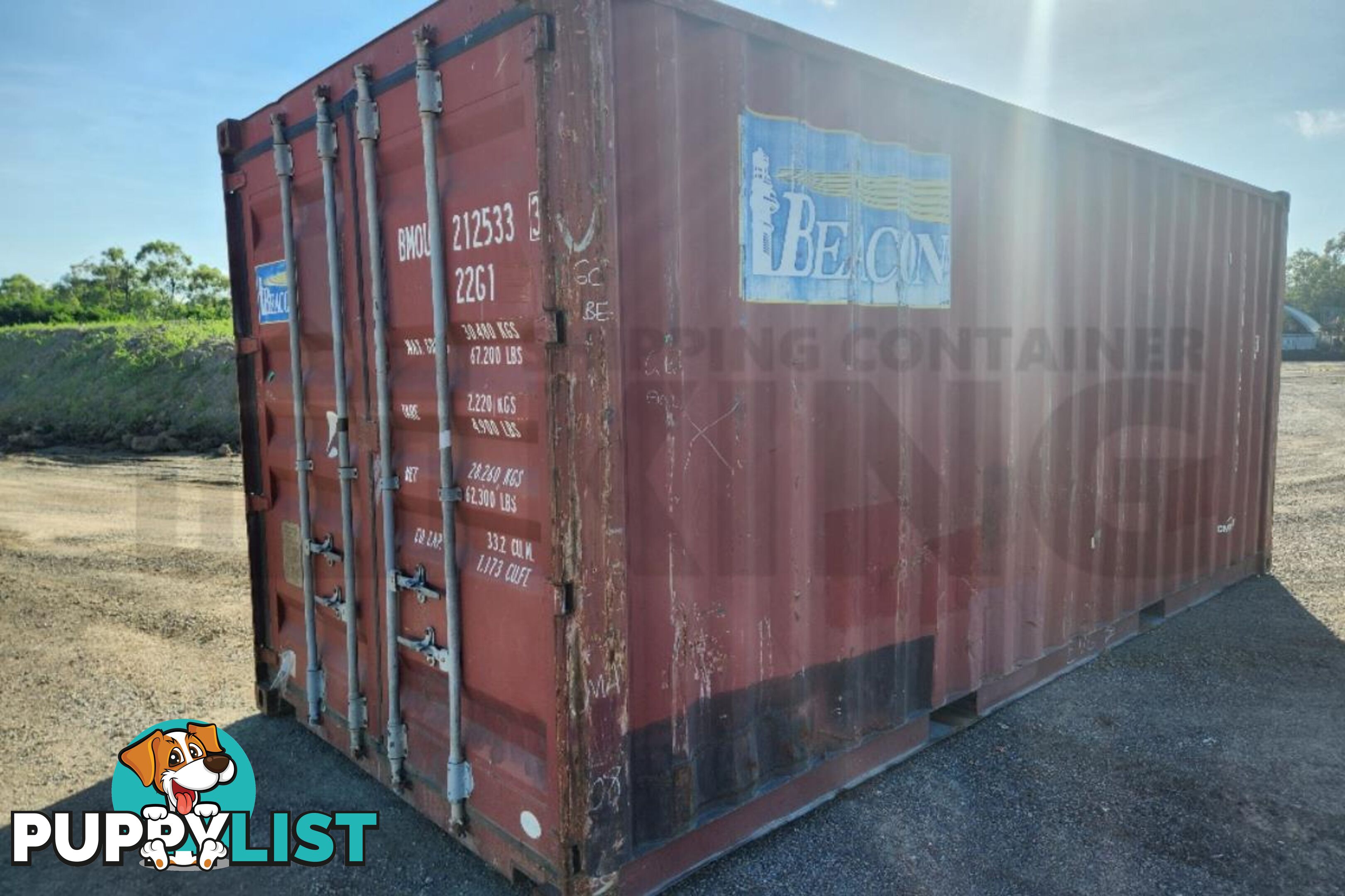 20' STANDARD HEIGHT SHIPPING CONTAINER - in Townsville