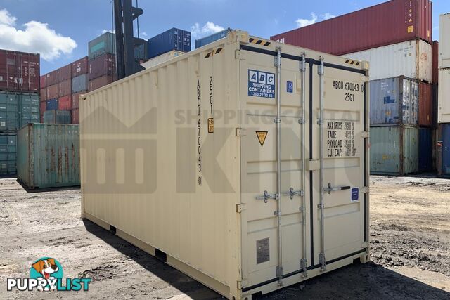 20' HIGH CUBE SHIPPING CONTAINER (STEEL FLOOR) - in Brisbane