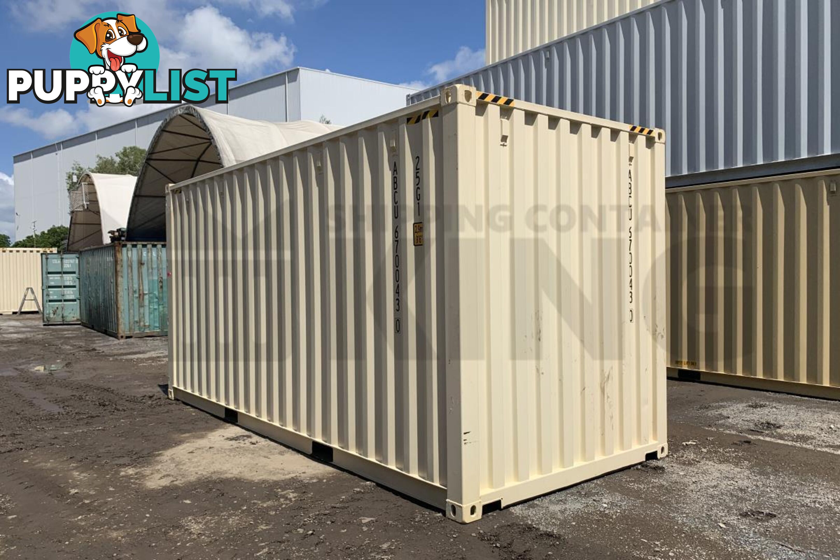 20' HIGH CUBE SHIPPING CONTAINER (STEEL FLOOR) - in Brisbane