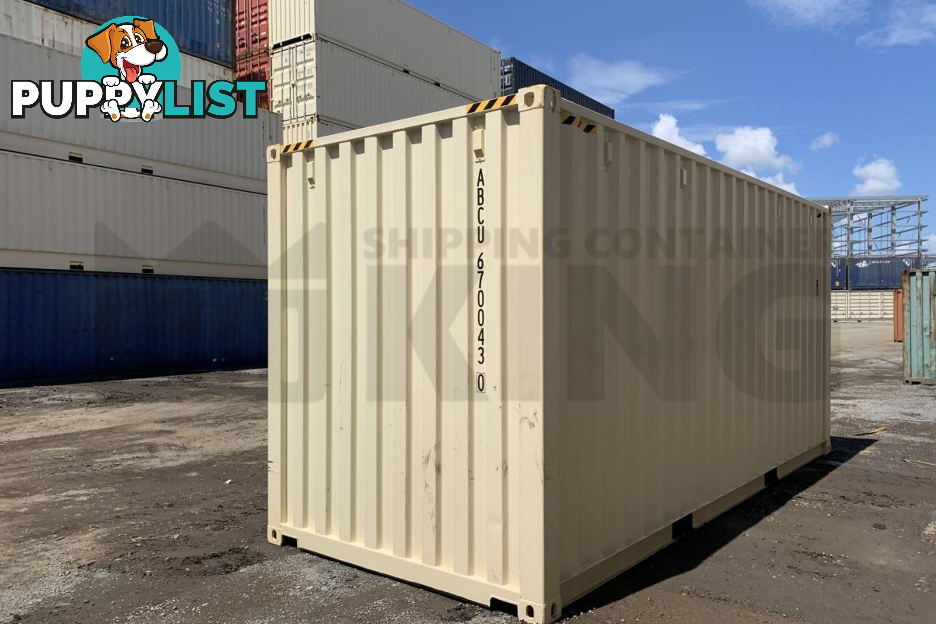 20' HIGH CUBE SHIPPING CONTAINER (STEEL FLOOR) - in Brisbane