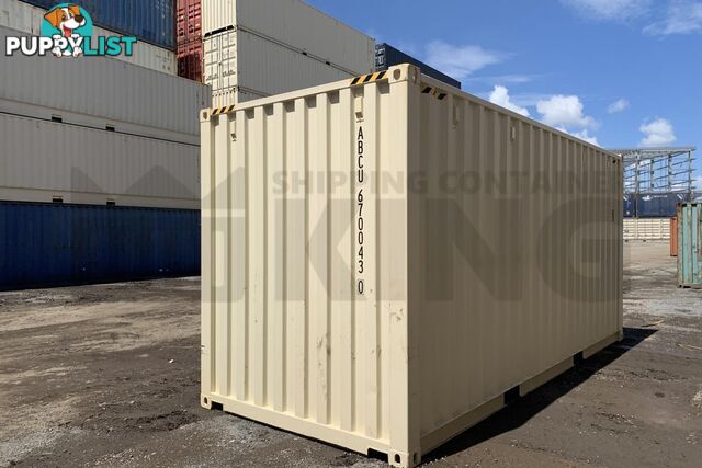 20' HIGH CUBE SHIPPING CONTAINER (STEEL FLOOR) - in Brisbane