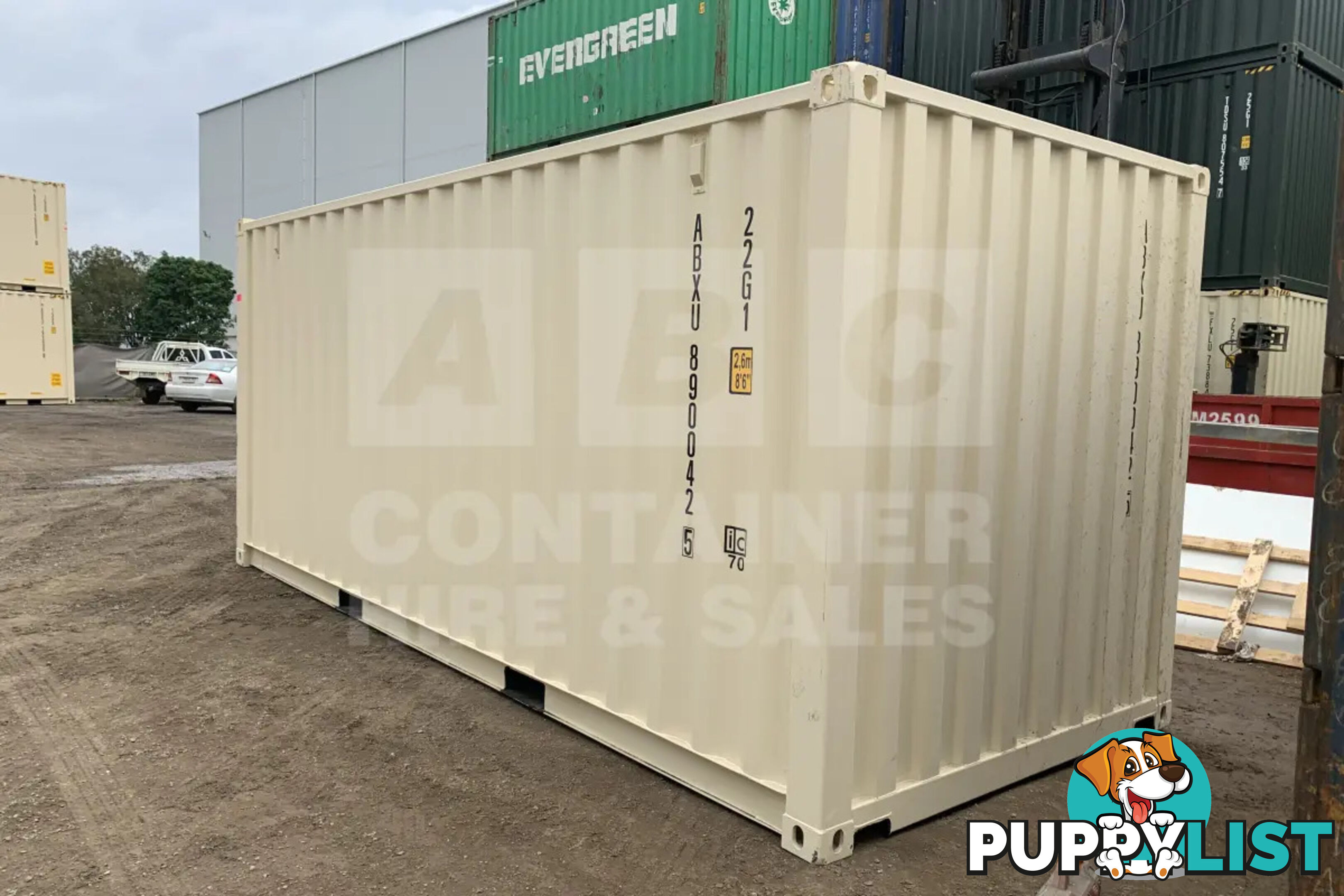 20' STANDARD HEIGHT SHIPPING CONTAINER (STEEL FLOOR)