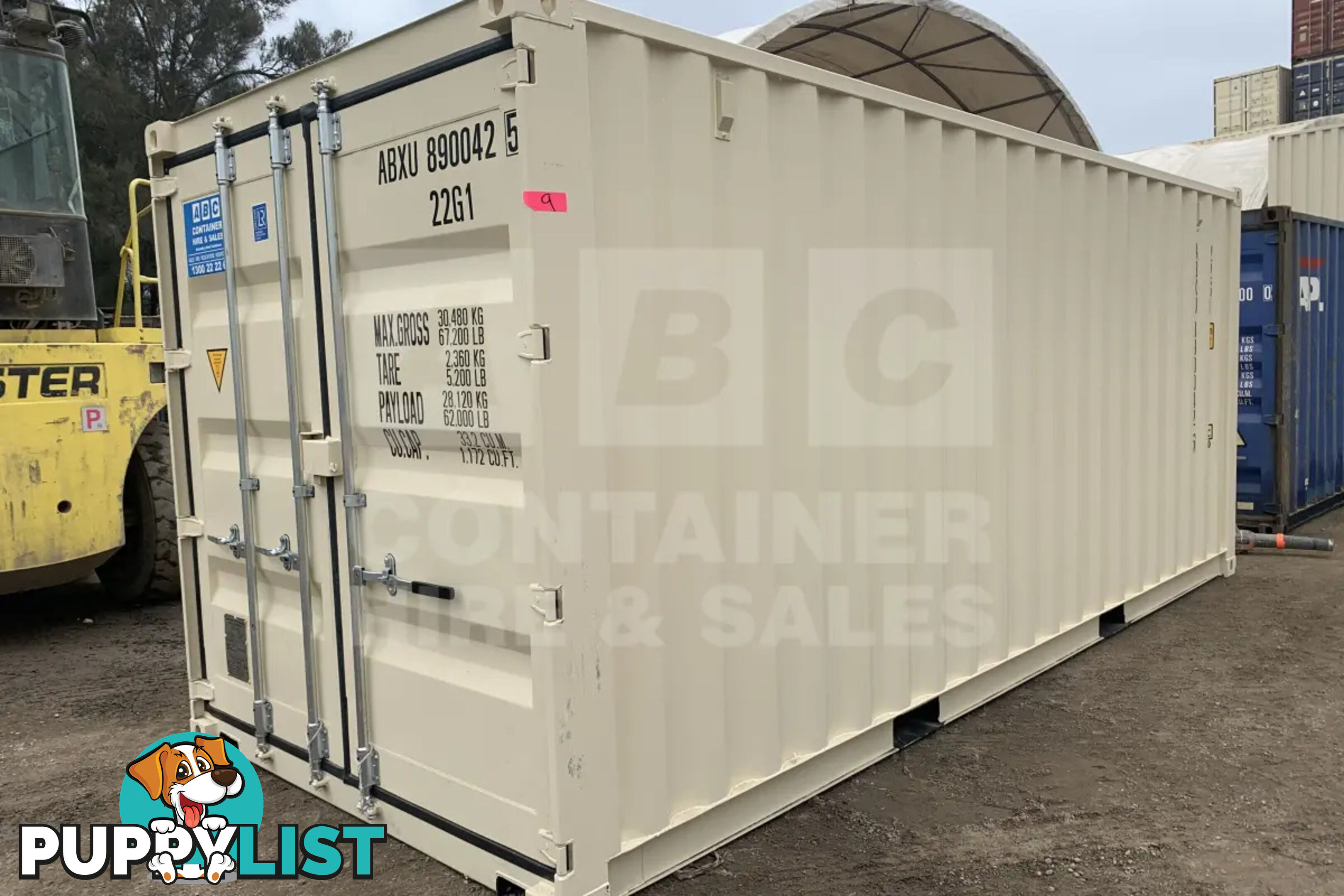 20' STANDARD HEIGHT SHIPPING CONTAINER (STEEL FLOOR)