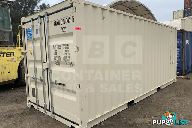20' STANDARD HEIGHT SHIPPING CONTAINER (STEEL FLOOR)