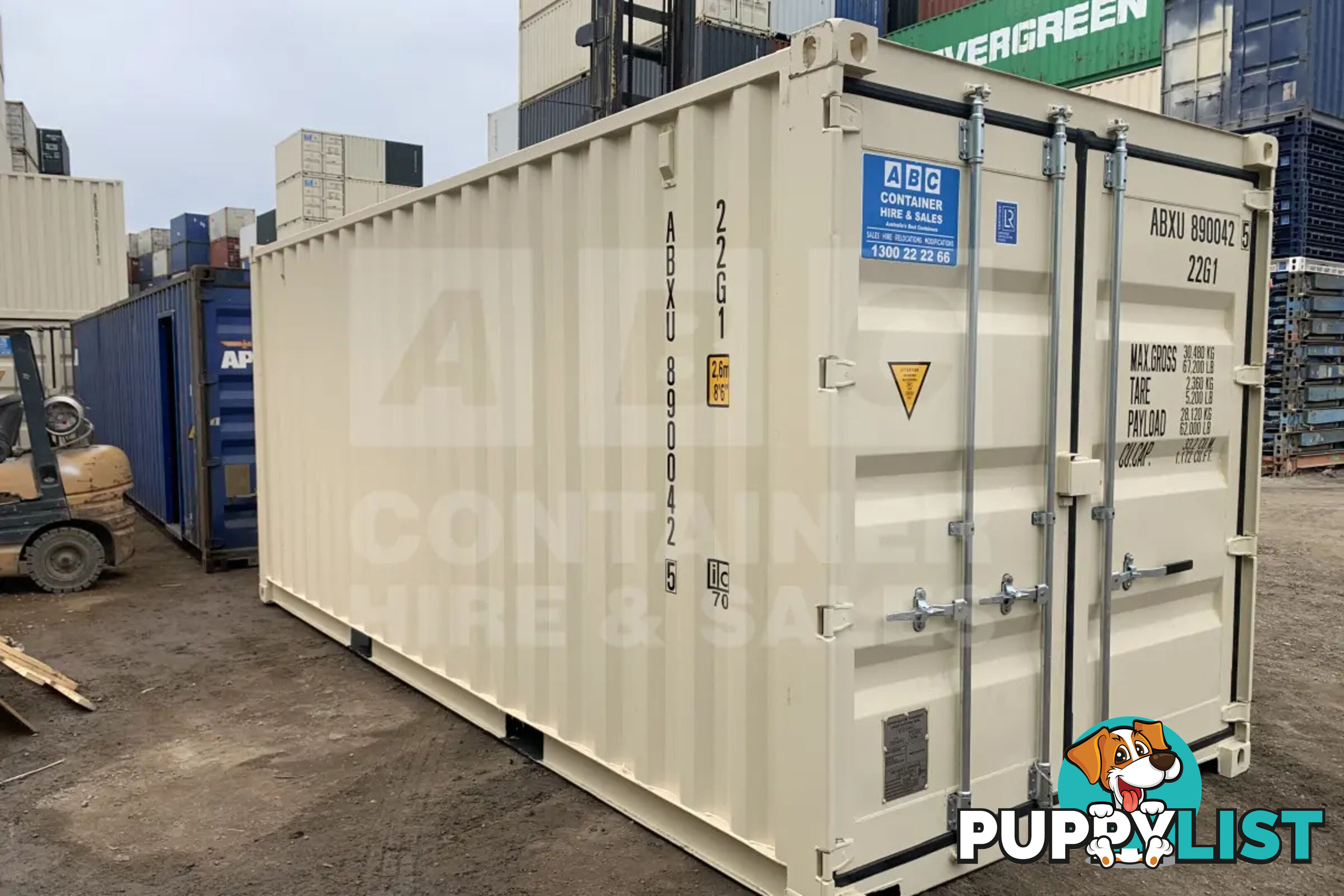 20' STANDARD HEIGHT SHIPPING CONTAINER (STEEL FLOOR)