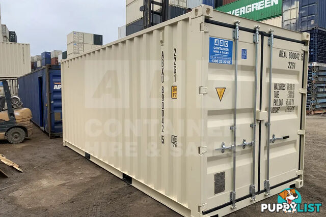 20' STANDARD HEIGHT SHIPPING CONTAINER (STEEL FLOOR)