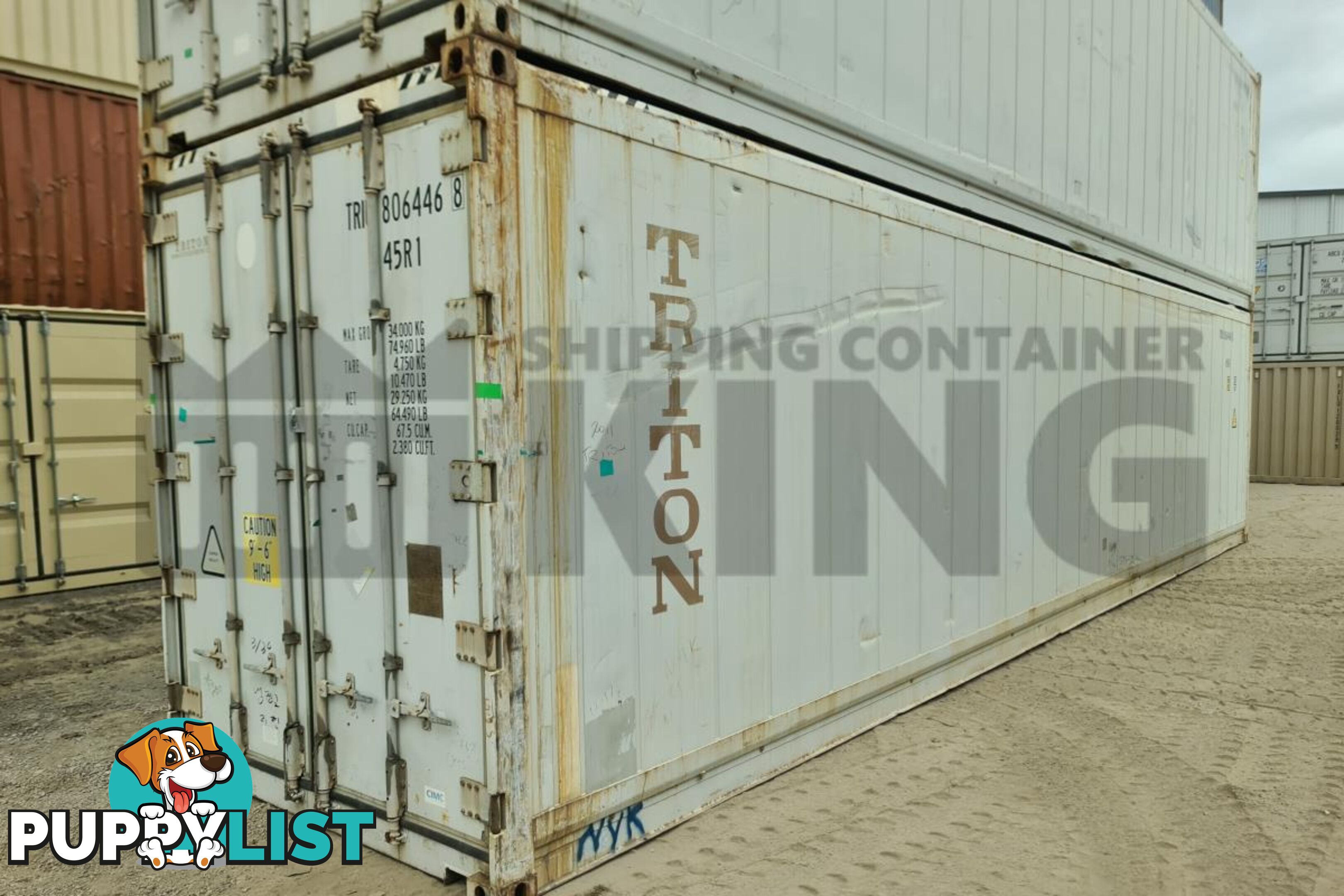 40' HIGH CUBE REFRIGERATED "REEFER" SHIPPING CONTAINER (OPERATIONAL)