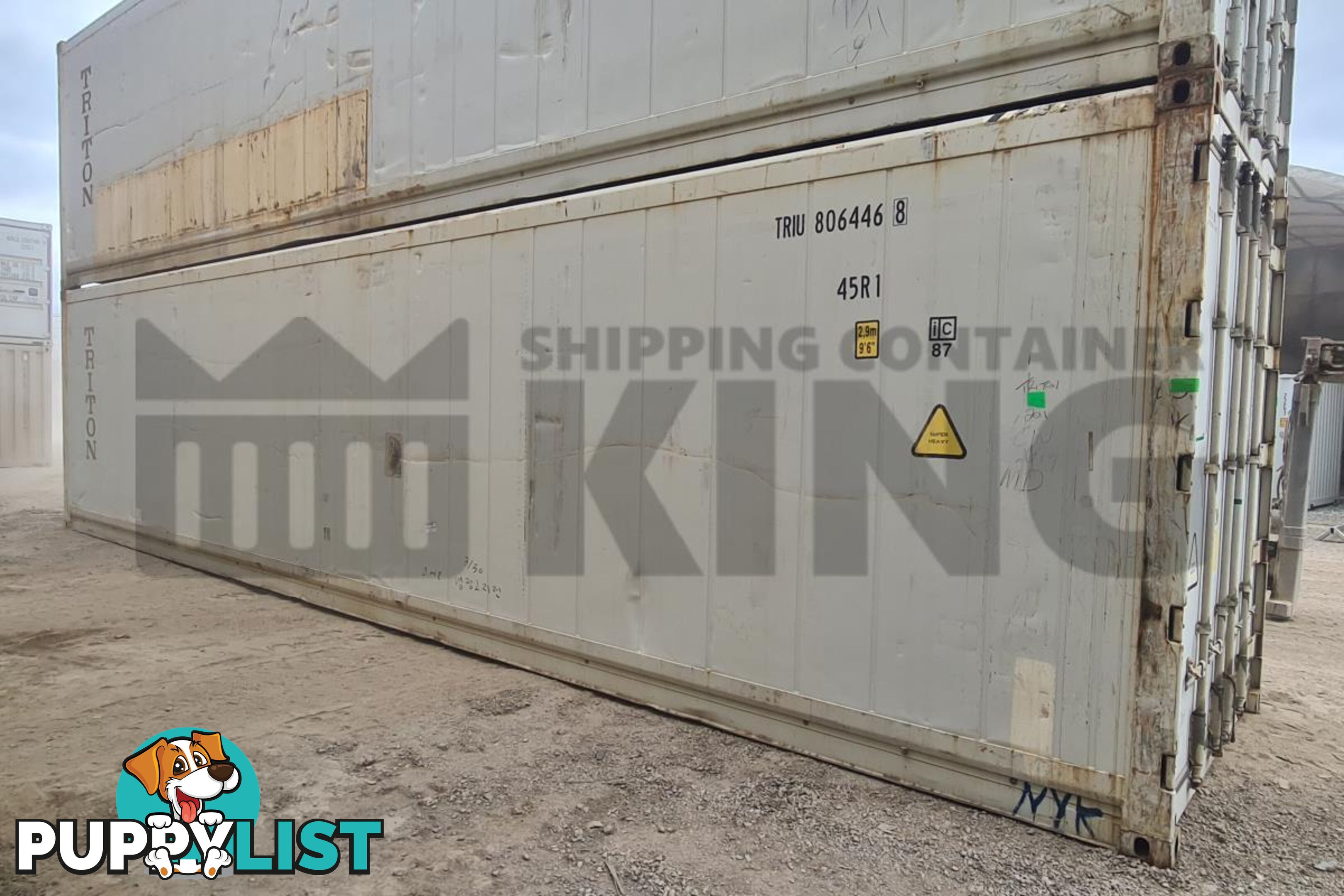 40' HIGH CUBE REFRIGERATED "REEFER" SHIPPING CONTAINER (OPERATIONAL)