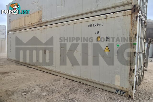 40' HIGH CUBE REFRIGERATED "REEFER" SHIPPING CONTAINER (OPERATIONAL)