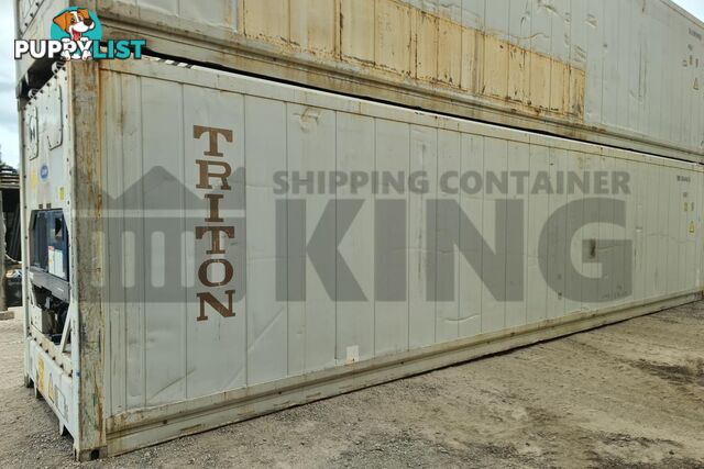 40' HIGH CUBE REFRIGERATED "REEFER" SHIPPING CONTAINER (OPERATIONAL)