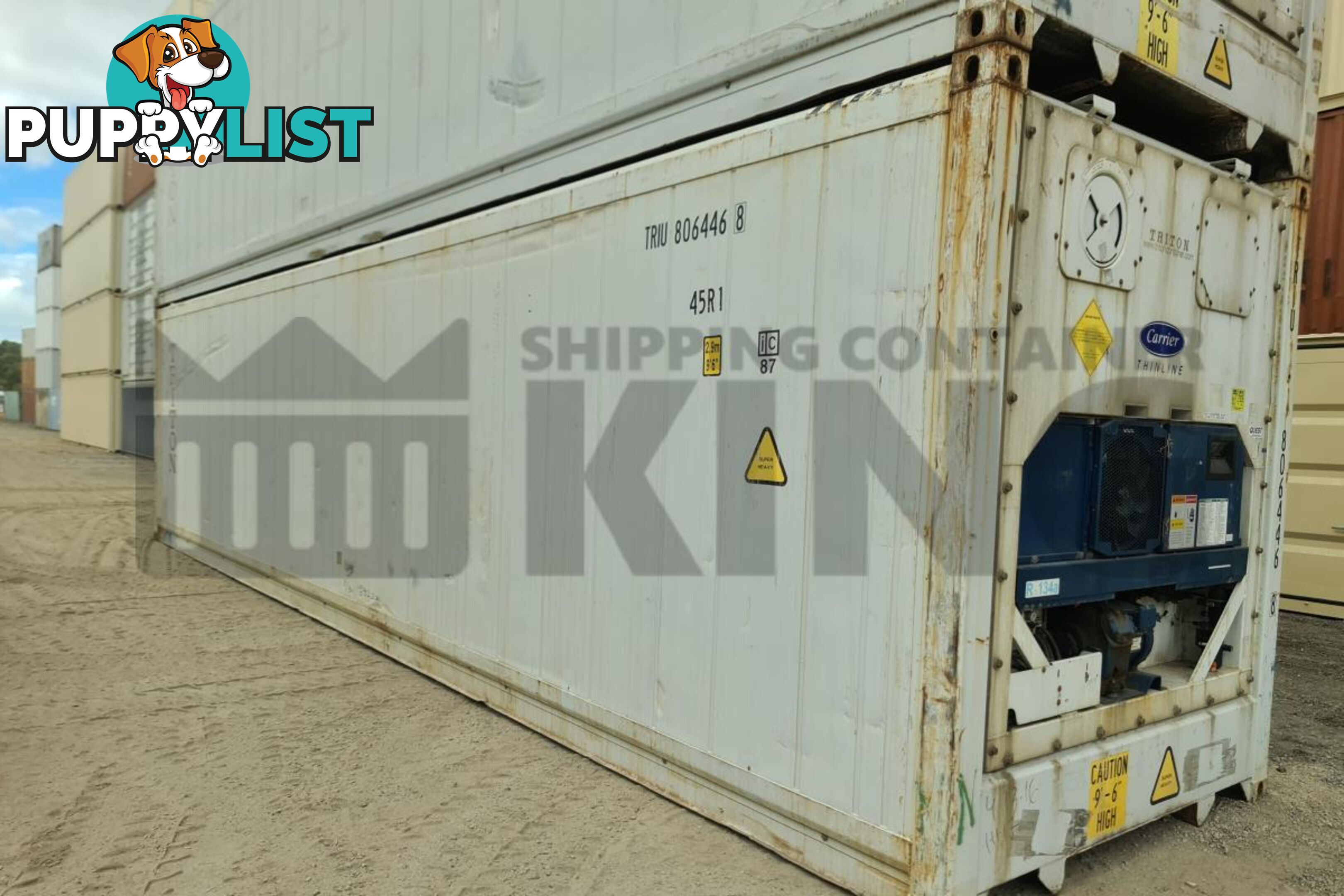 40' HIGH CUBE REFRIGERATED "REEFER" SHIPPING CONTAINER (OPERATIONAL)