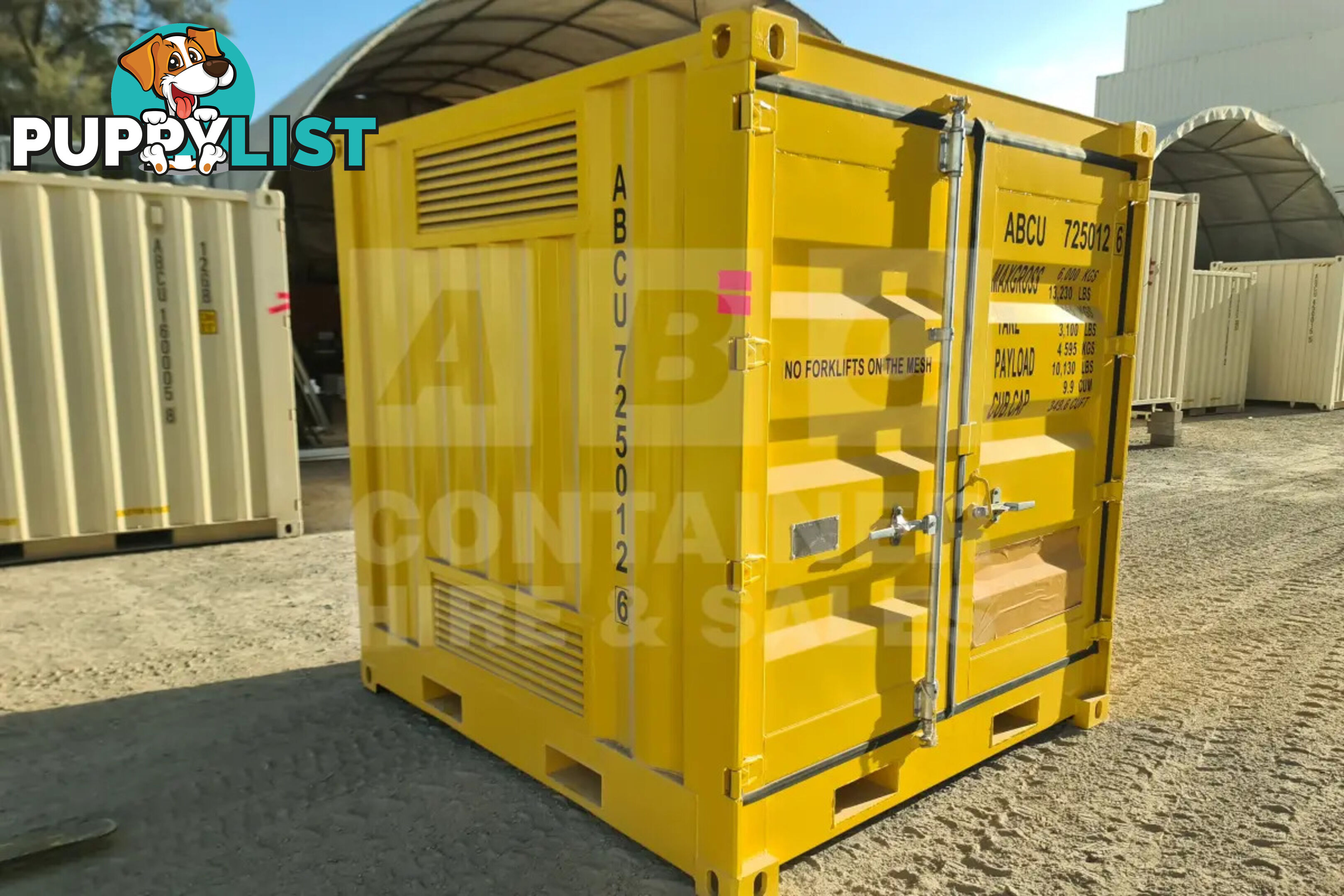 8' DANGEROUS GOODS SHIPPING CONTAINER (4 CORNER POST)