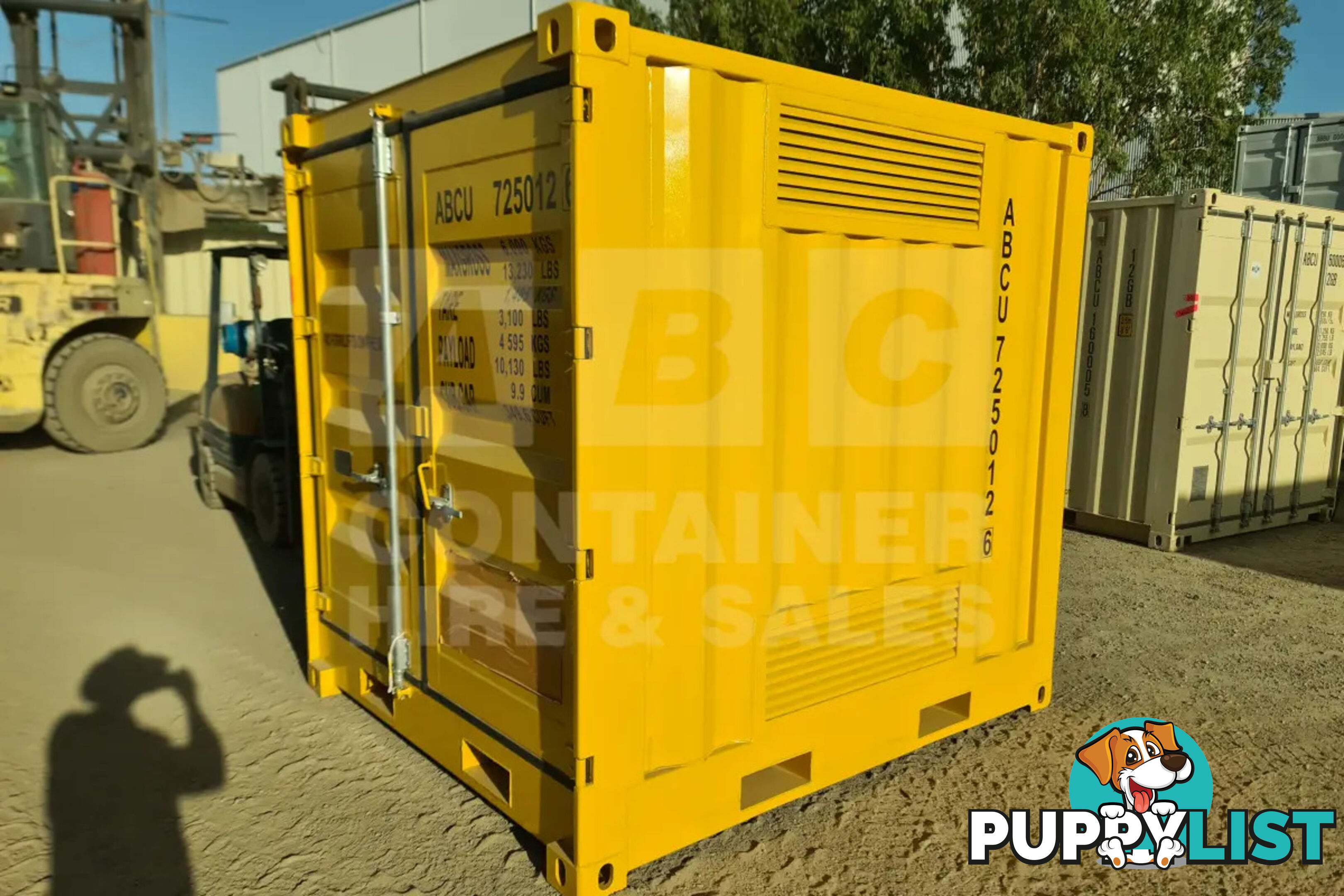 8' DANGEROUS GOODS SHIPPING CONTAINER (4 CORNER POST)