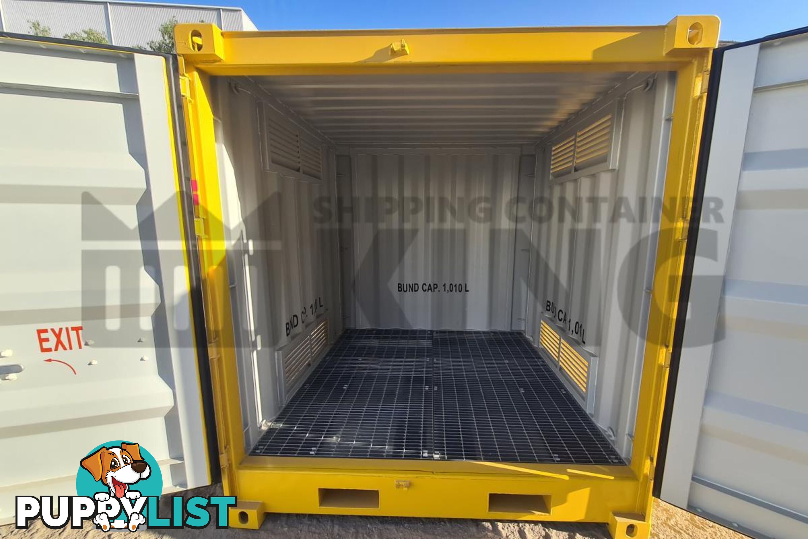 8' DANGEROUS GOODS SHIPPING CONTAINER (4 CORNER POST)
