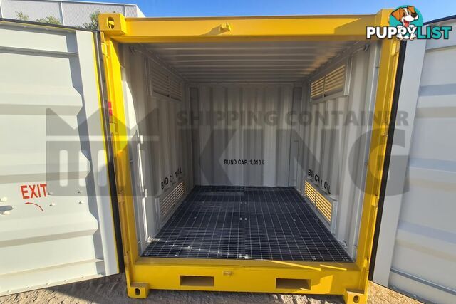 8' DANGEROUS GOODS SHIPPING CONTAINER (4 CORNER POST)