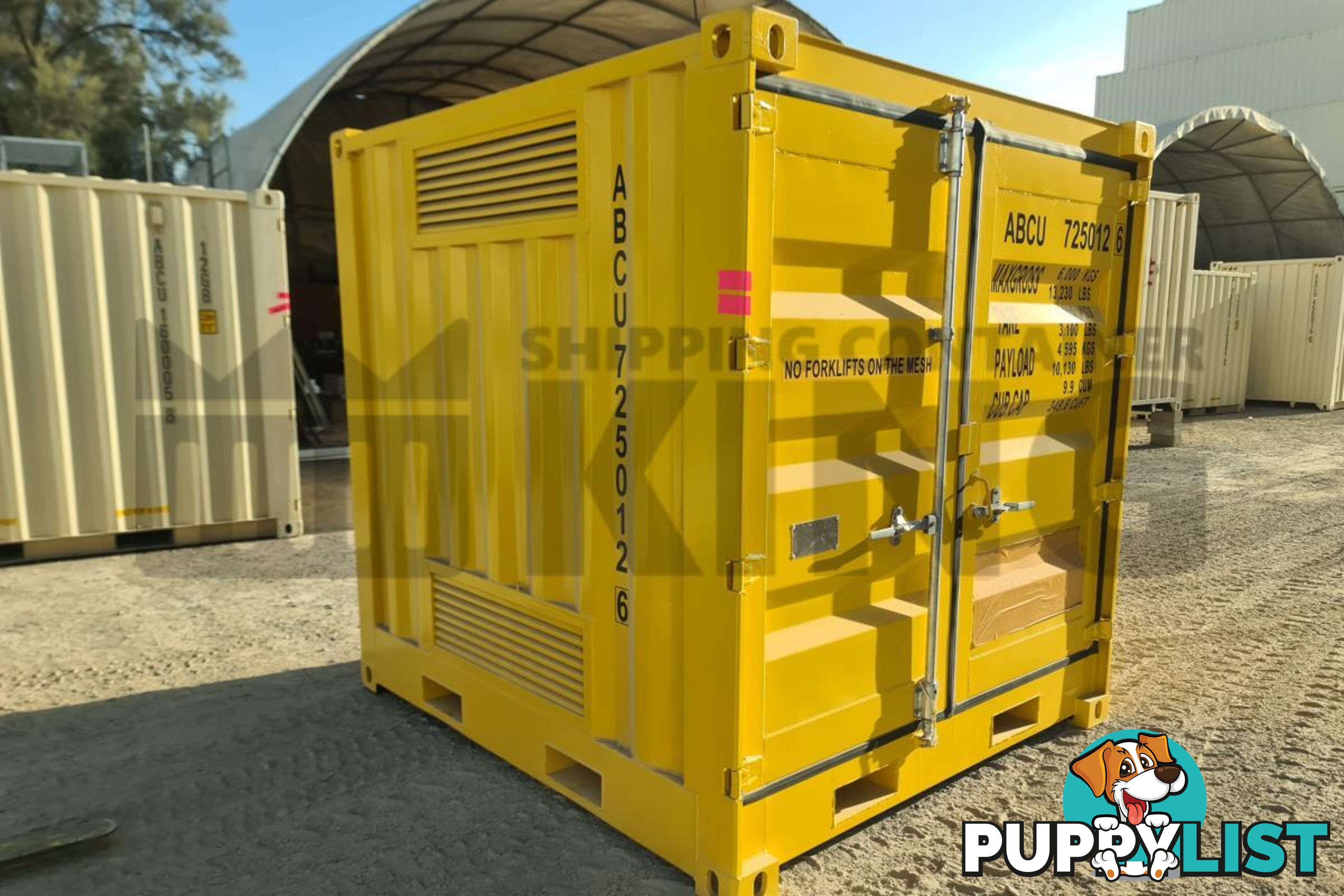8' DANGEROUS GOODS SHIPPING CONTAINER (4 CORNER POST)