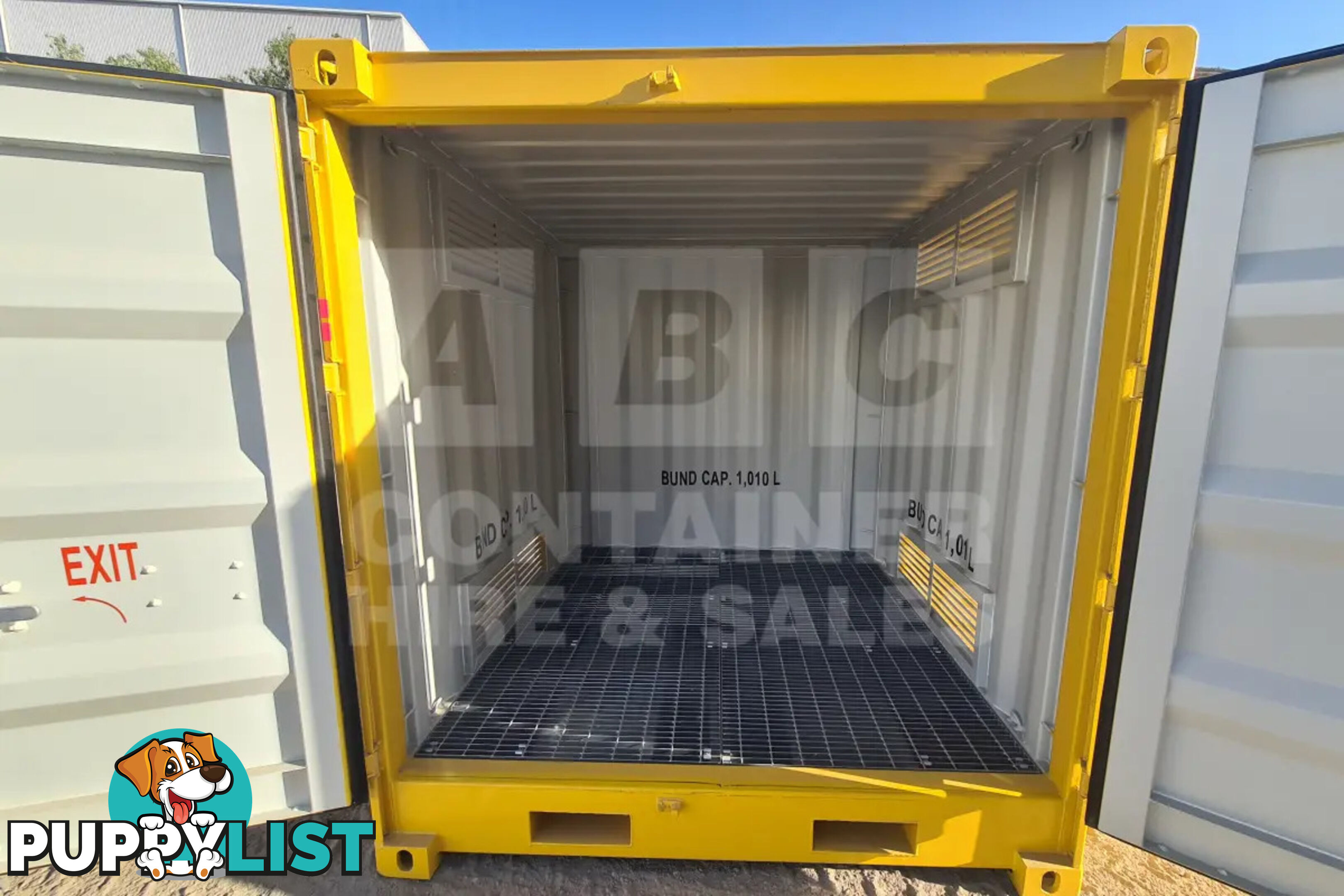 8' DANGEROUS GOODS SHIPPING CONTAINER (4 CORNER POST)