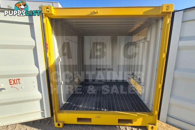 8' DANGEROUS GOODS SHIPPING CONTAINER (4 CORNER POST)