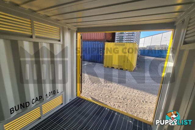 8' DANGEROUS GOODS SHIPPING CONTAINER (4 CORNER POST)