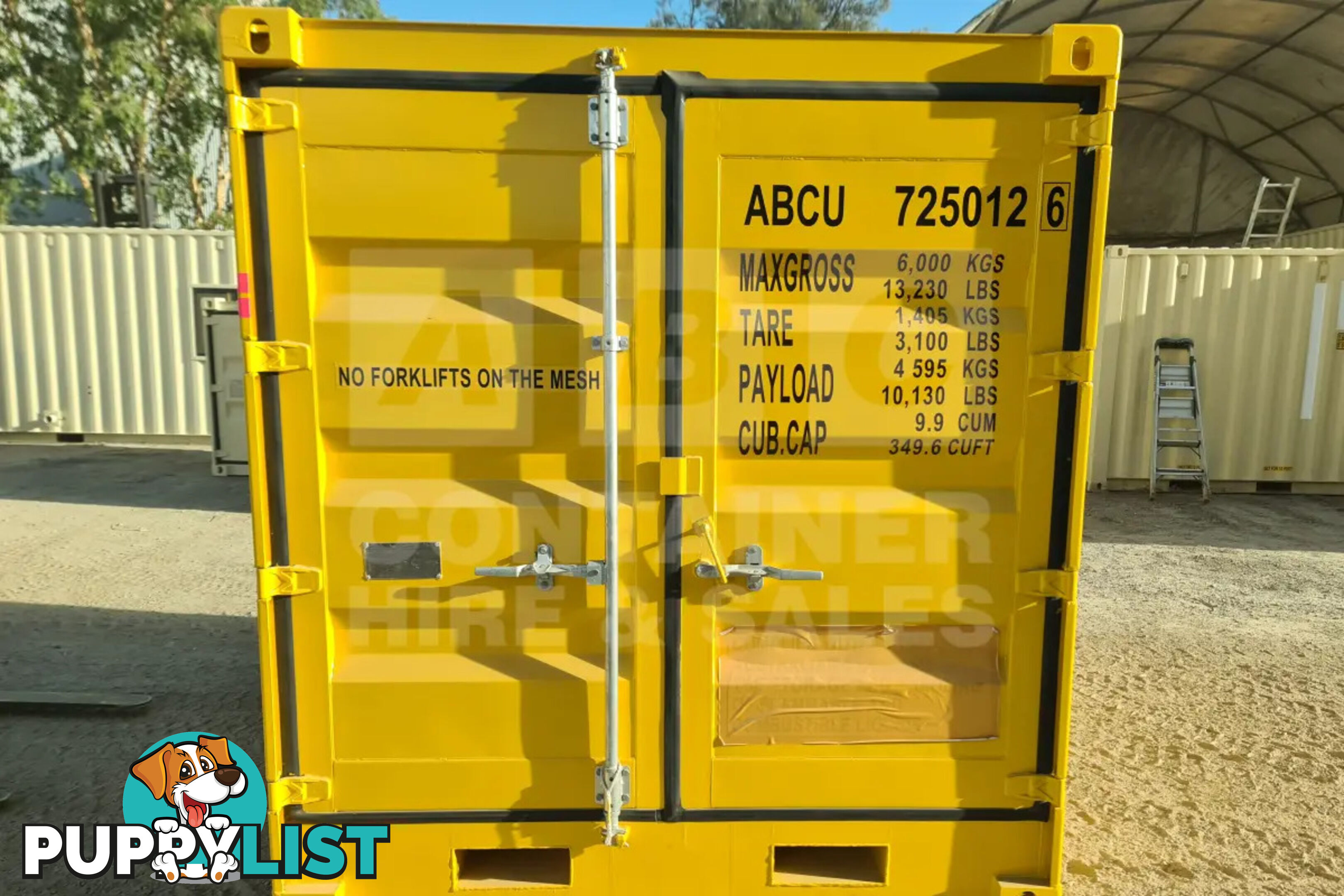8' DANGEROUS GOODS SHIPPING CONTAINER (4 CORNER POST)