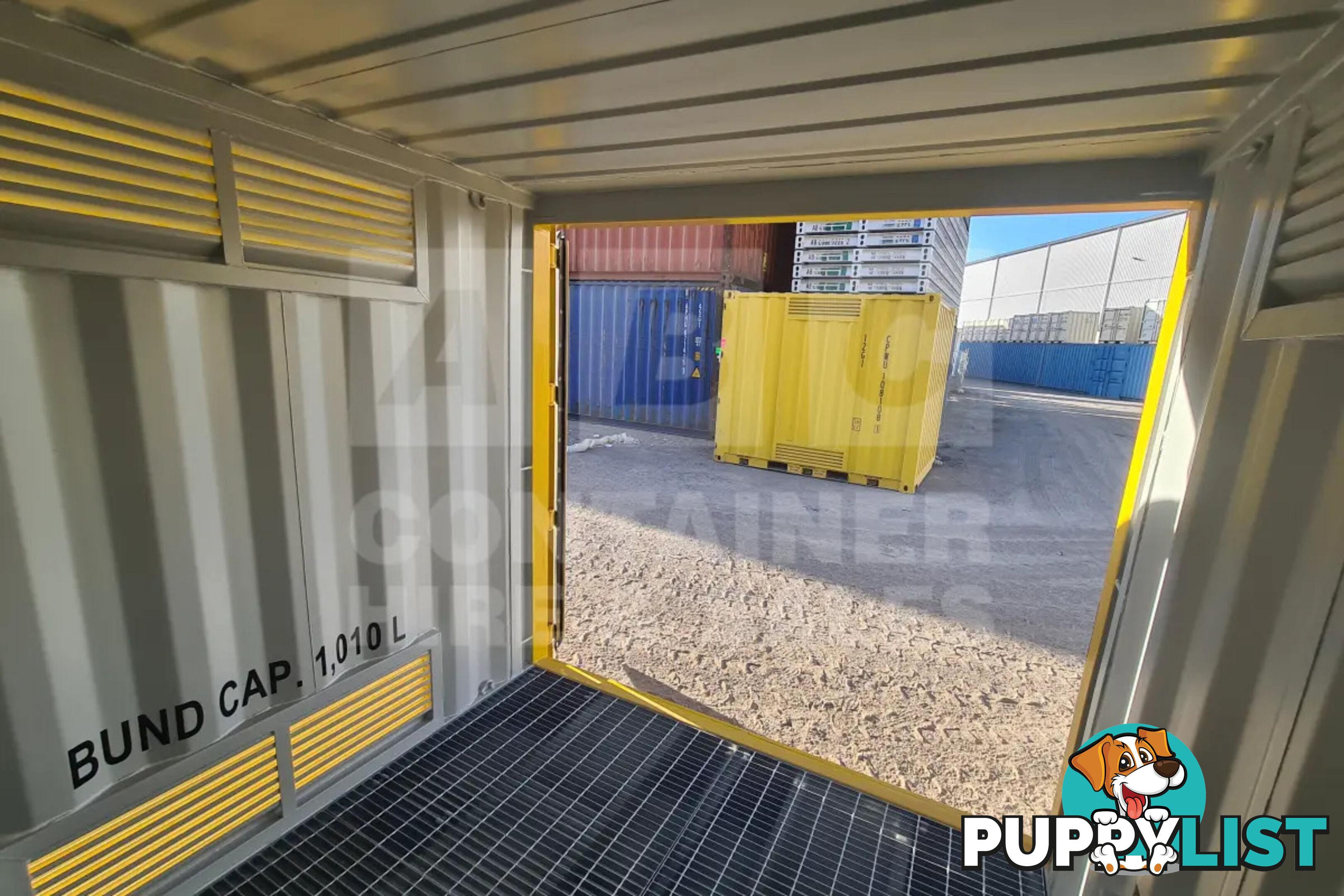 8' DANGEROUS GOODS SHIPPING CONTAINER (4 CORNER POST)