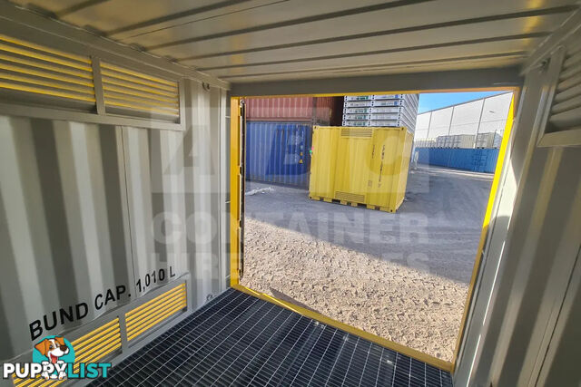 8' DANGEROUS GOODS SHIPPING CONTAINER (4 CORNER POST)