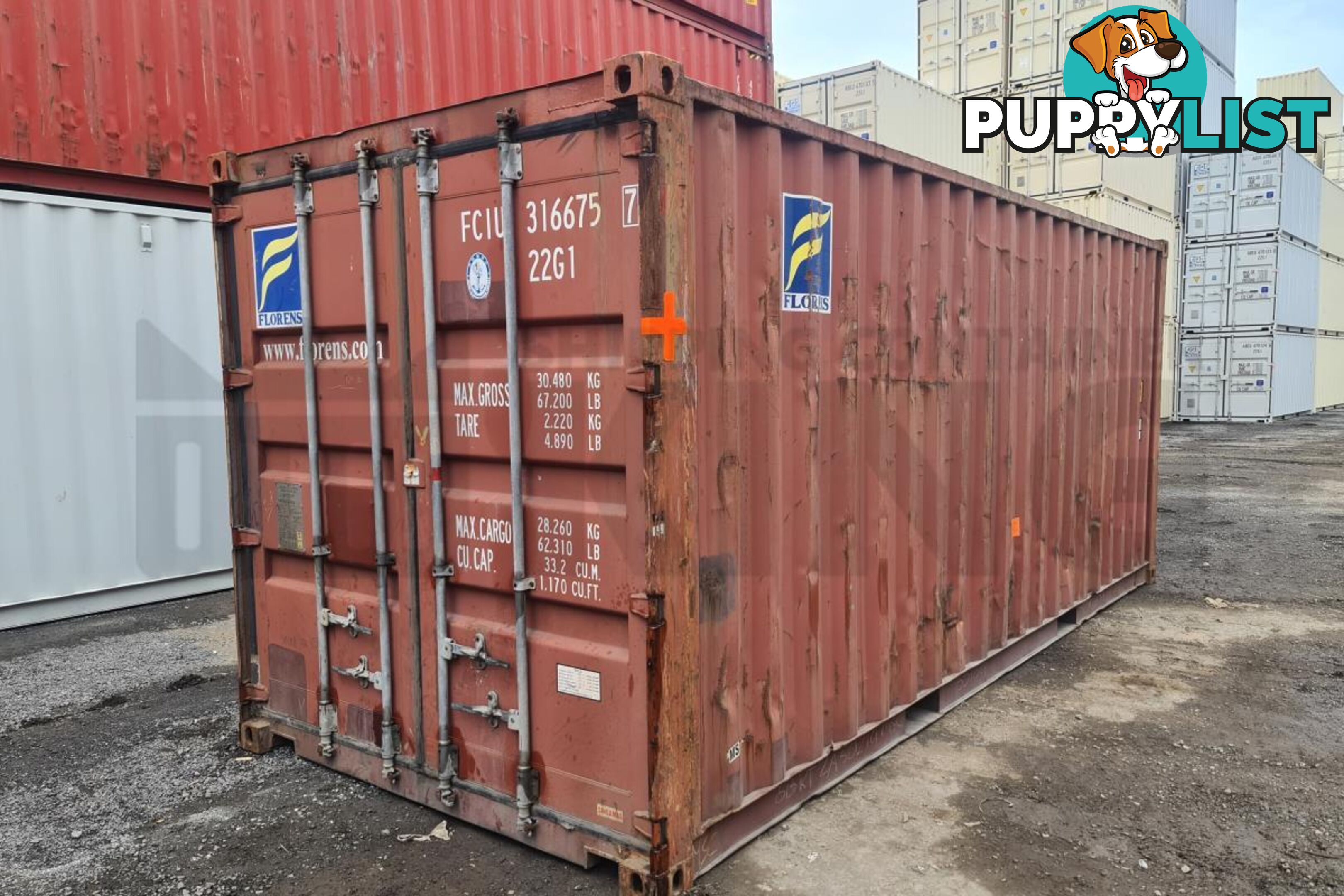 20' STANDARD HEIGHT SHIPPING CONTAINER - in Brisbane