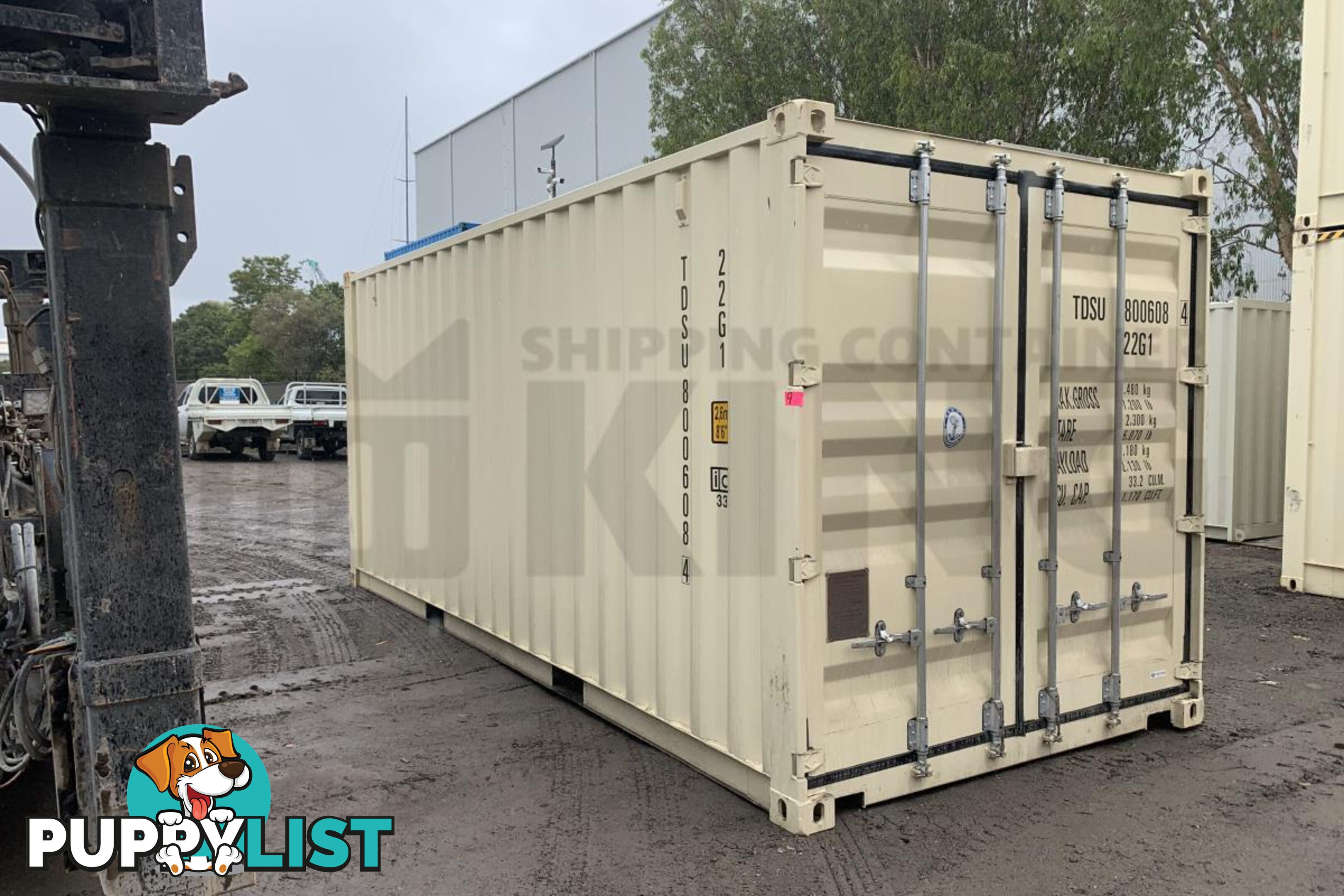 20' STANDARD HEIGHT SHIPPING CONTAINER (DOORS BOTH ENDS) - in Townsville