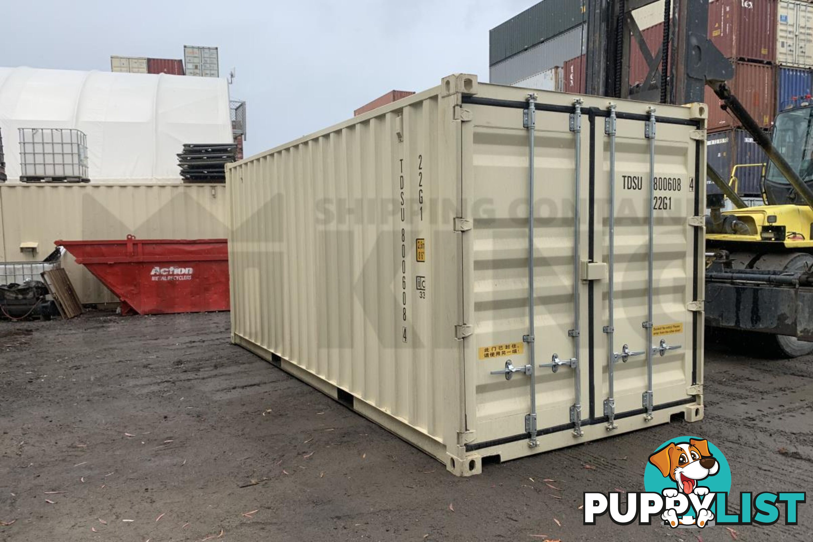 20' STANDARD HEIGHT SHIPPING CONTAINER (DOORS BOTH ENDS) - in Townsville