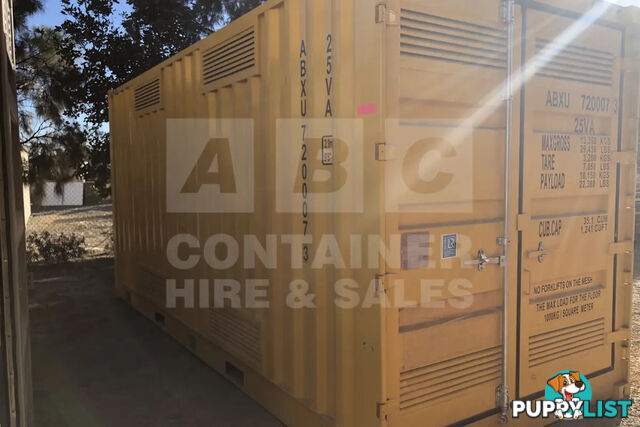 20' HIGH CUBE SIDE OPENING DANGEROUS GOODS SHIPPING CONTAINER