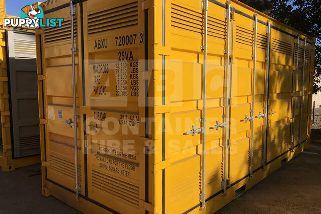 20' HIGH CUBE SIDE OPENING DANGEROUS GOODS SHIPPING CONTAINER