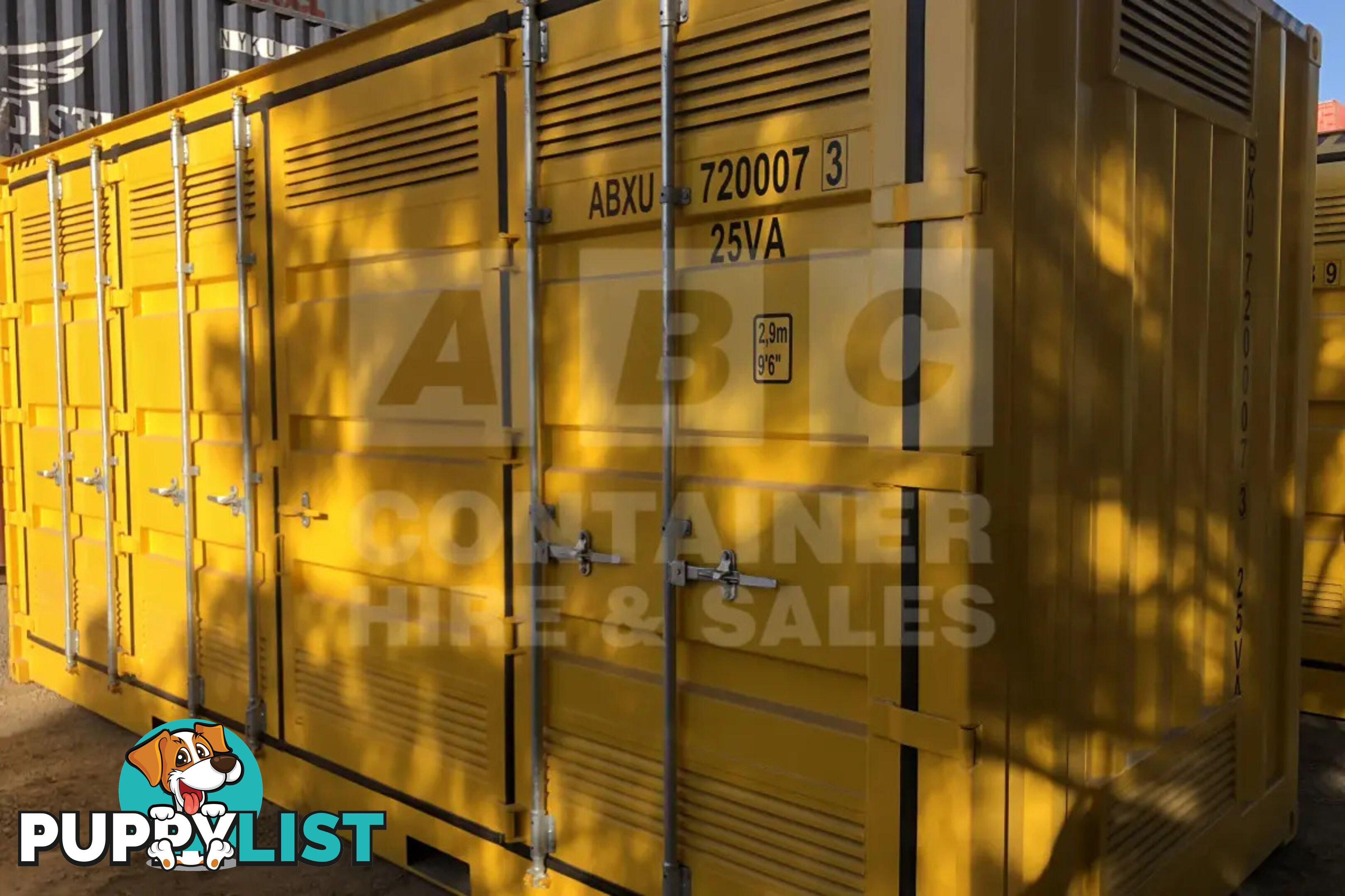 20' HIGH CUBE SIDE OPENING DANGEROUS GOODS SHIPPING CONTAINER