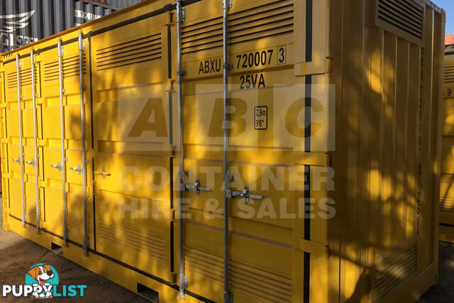 20' HIGH CUBE SIDE OPENING DANGEROUS GOODS SHIPPING CONTAINER