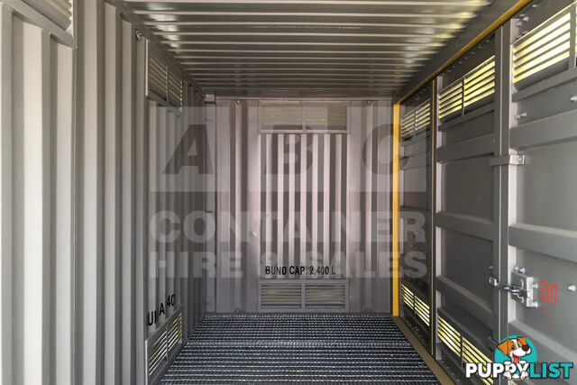 20' HIGH CUBE SIDE OPENING DANGEROUS GOODS SHIPPING CONTAINER