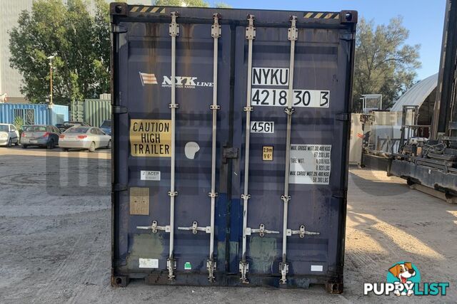 40' HIGH CUBE SHIPPING CONTAINER