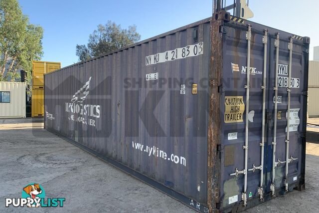 40' HIGH CUBE SHIPPING CONTAINER