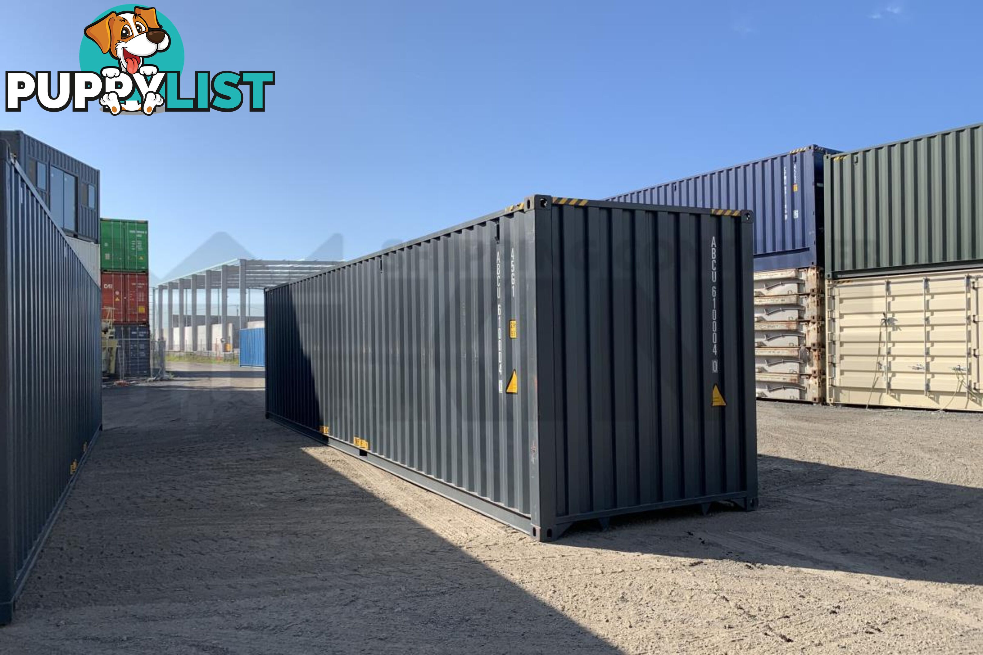 40' HIGH CUBE SHIPPING CONTAINER (STEEL FLOOR) - in Brisbane