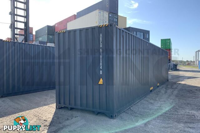 40' HIGH CUBE SHIPPING CONTAINER (STEEL FLOOR) - in Brisbane