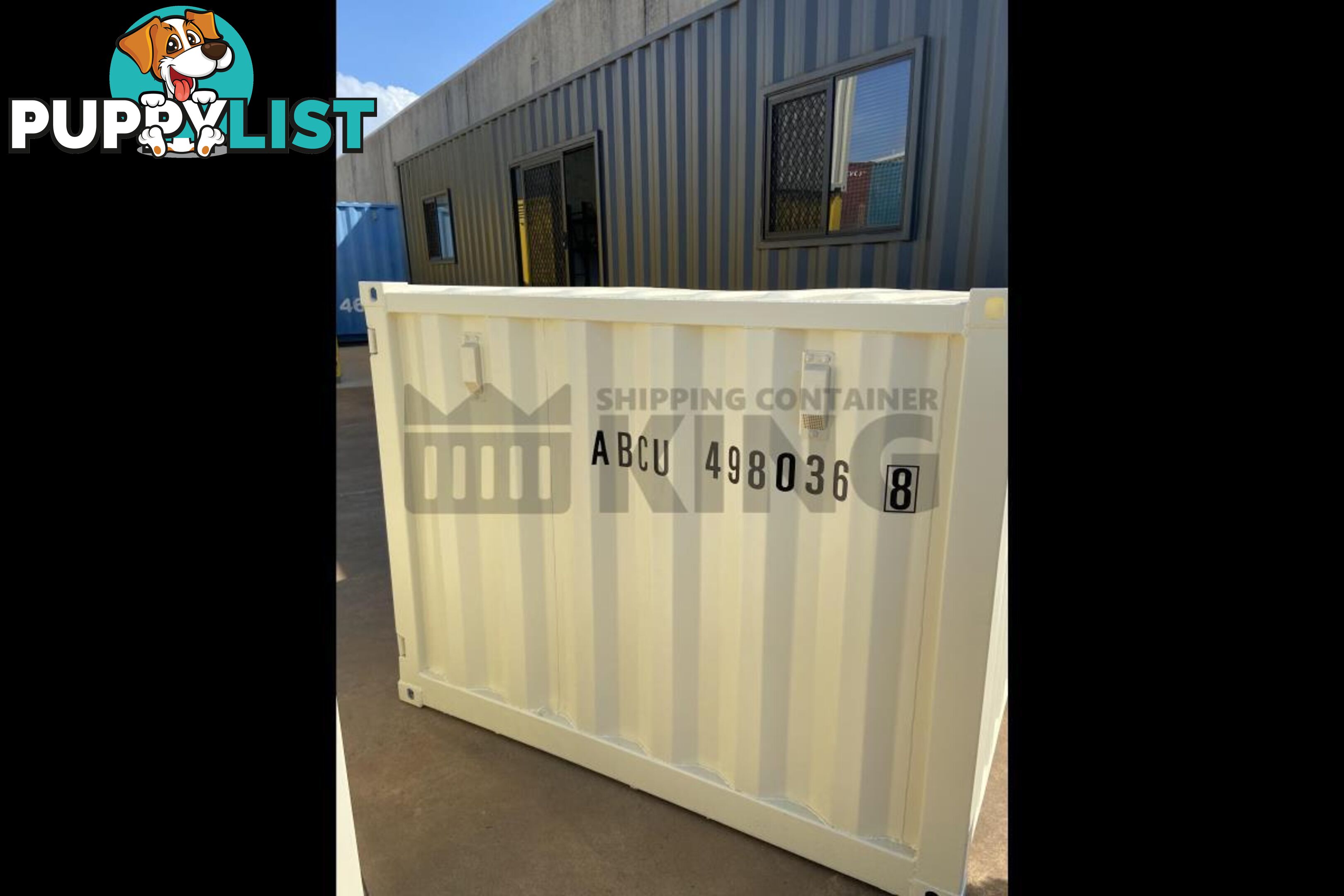 6' MINI CUBE SHIPPING CONTAINER