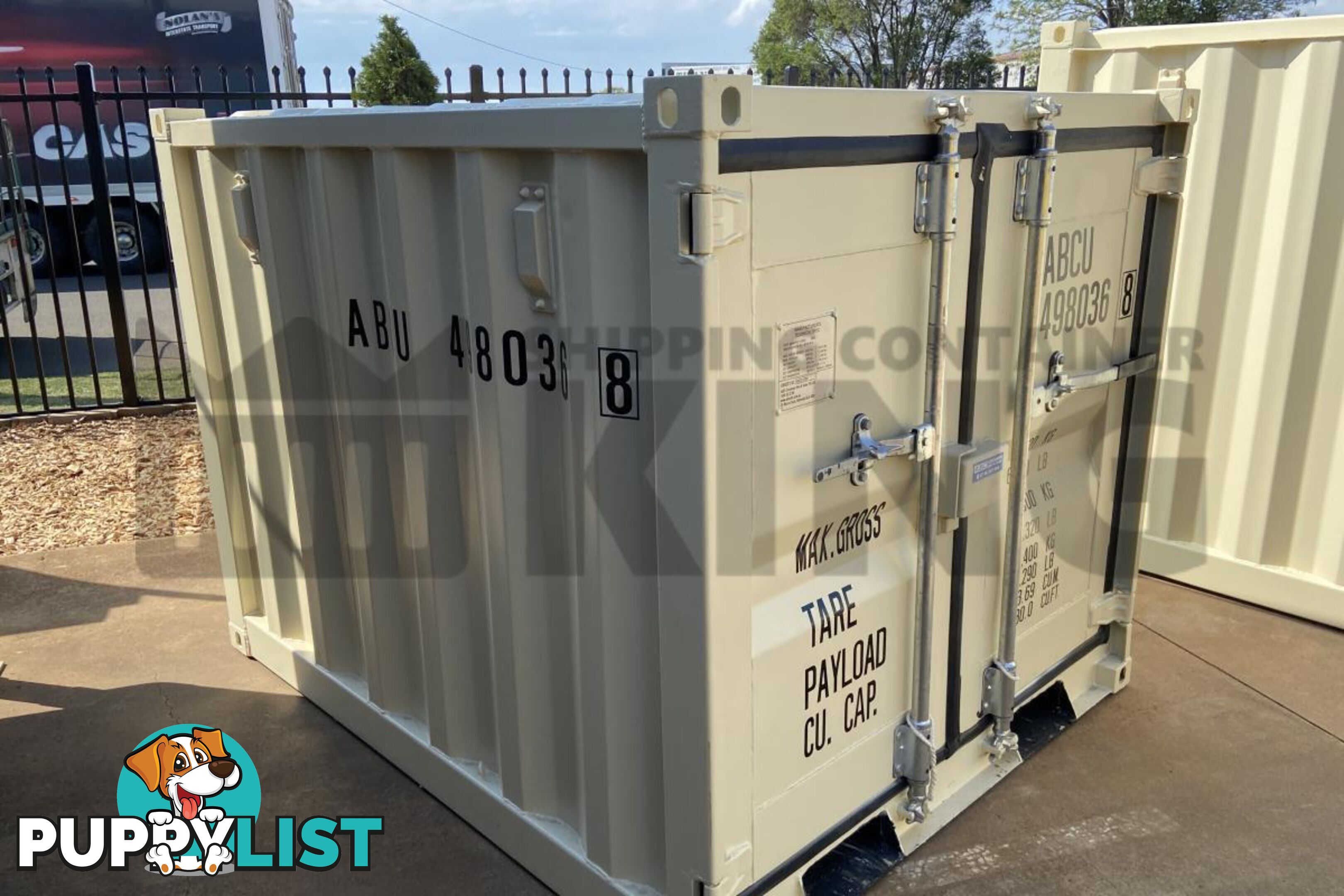 6' MINI CUBE SHIPPING CONTAINER