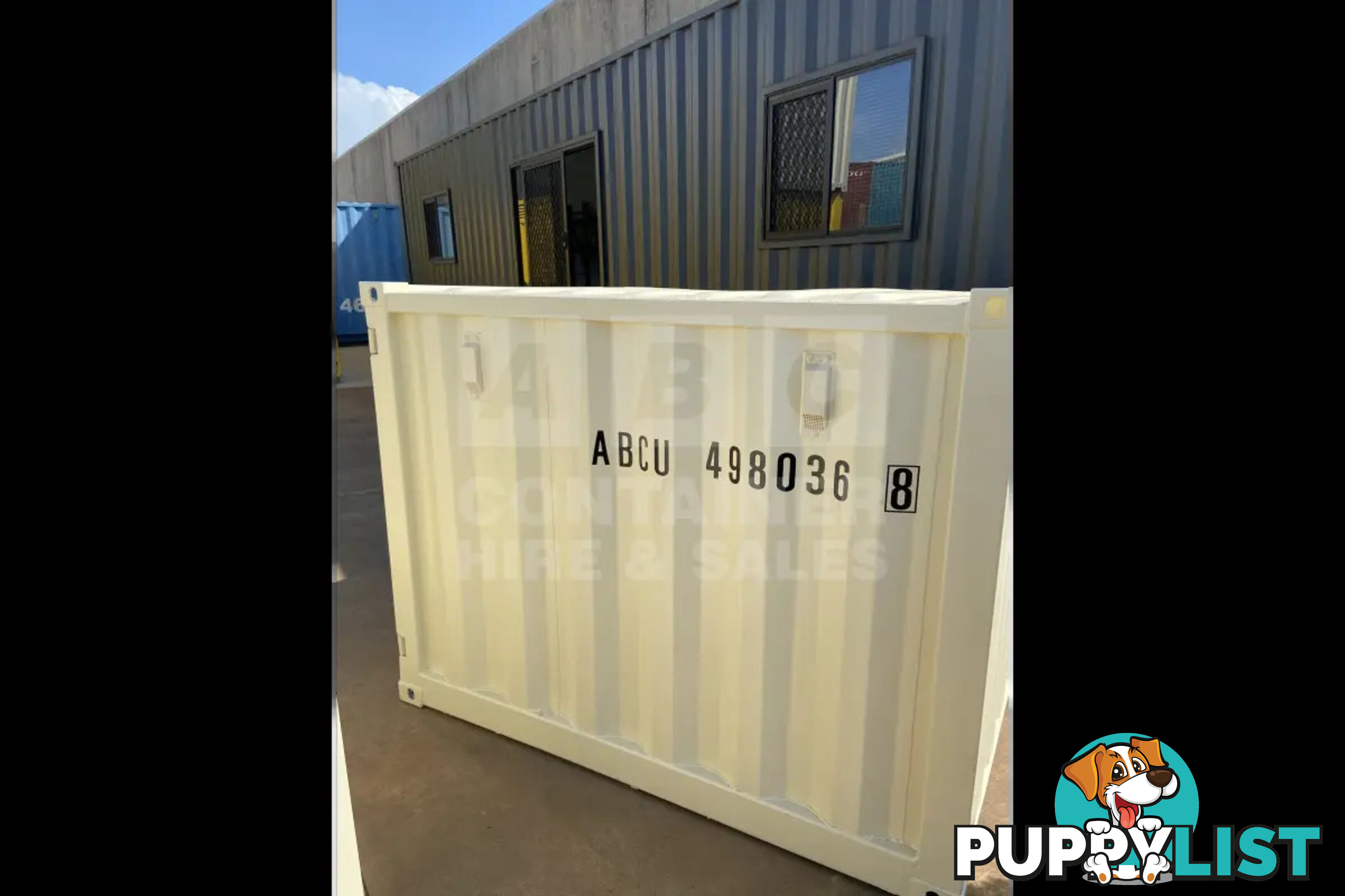 6' MINI CUBE SHIPPING CONTAINER