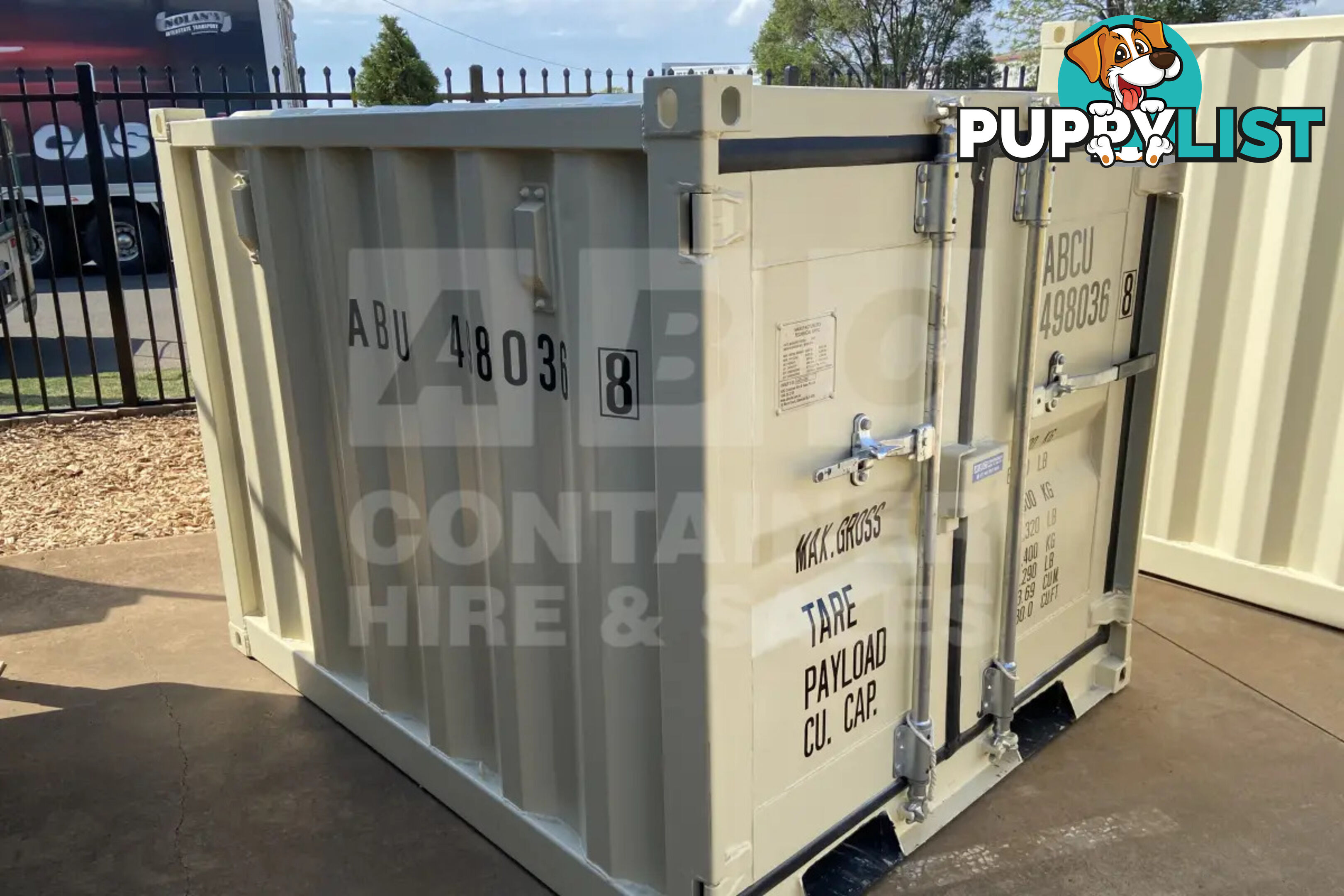 6' MINI CUBE SHIPPING CONTAINER